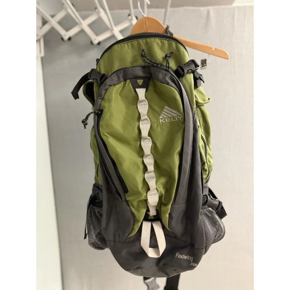 Kelty Redwing 3100 Backpack Olive Green Gray Hiking Camping Internal Frame L/XL